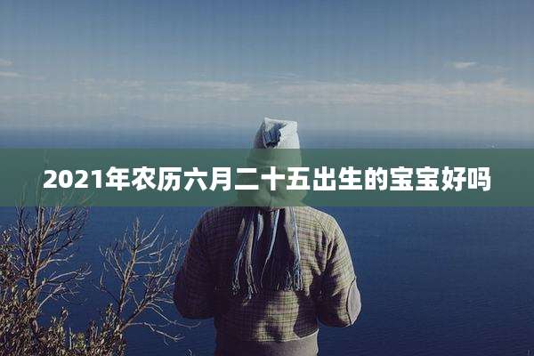 2021年农历六月二十五出生的宝宝好吗