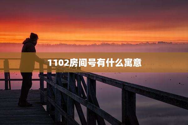 1102房间号有什么寓意
