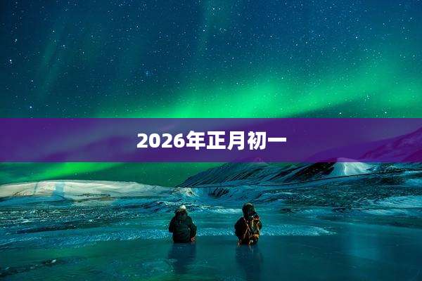 2026年正月初一