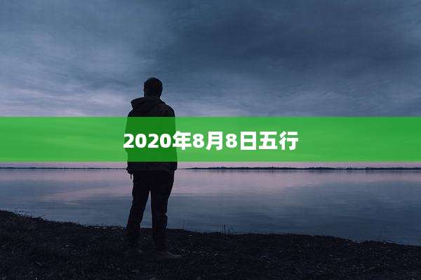 2020年8月8日五行