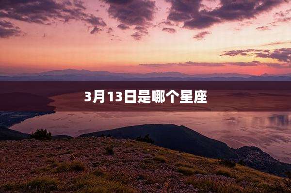 3月13日是哪个星座