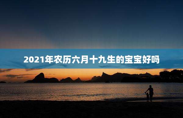 2021年农历六月十九生的宝宝好吗