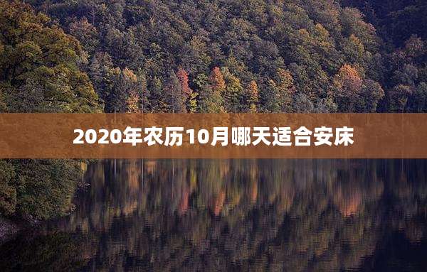 2020年农历10月哪天适合安床