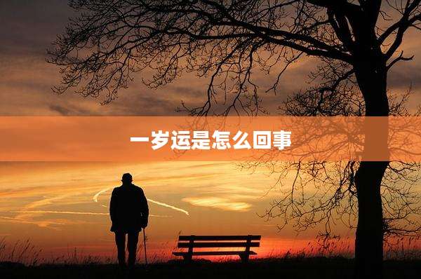 一岁运是怎么回事