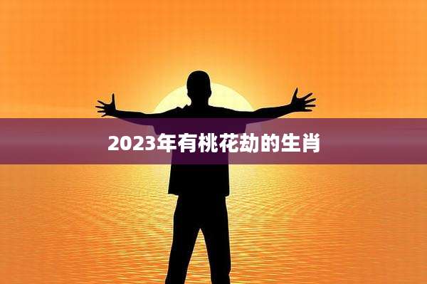 2023年有桃花劫的生肖