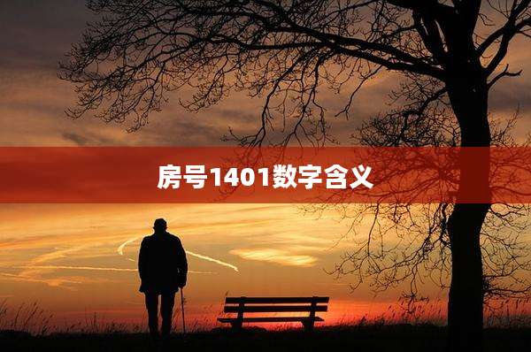 房号1401数字含义