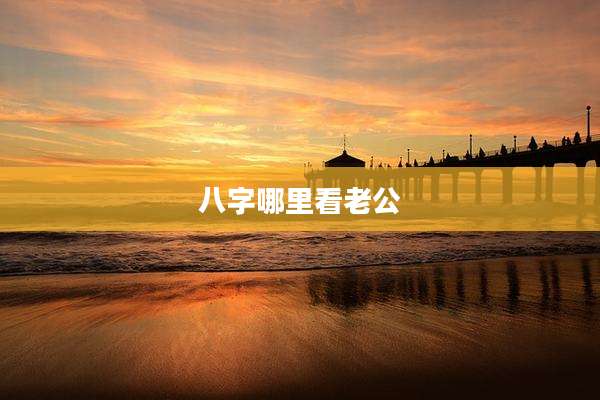 八字哪里看老公