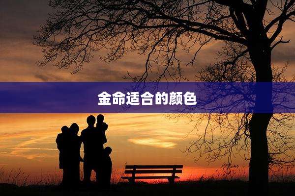金命适合的颜色
