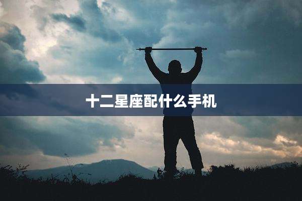 十二星座配什么手机
