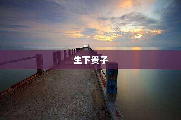 生下贵子