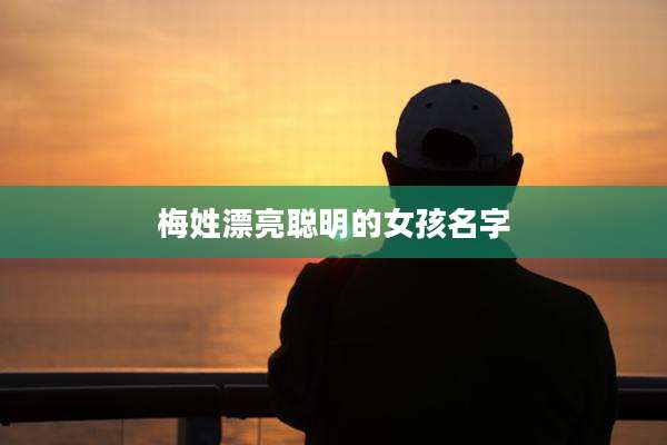 梅姓漂亮聪明的女孩名字