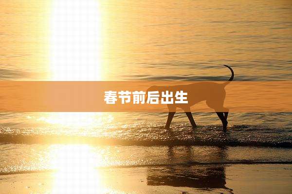 春节前后出生