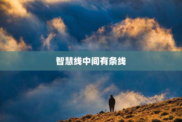 智慧线中间有条线