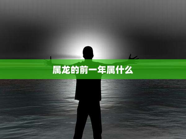 属龙的前一年属什么