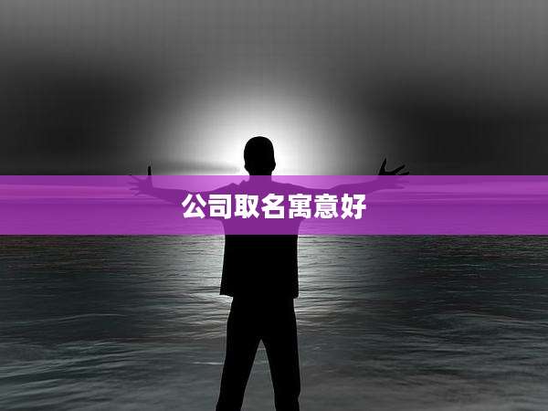 公司取名寓意好