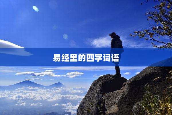 易经里的四字词语