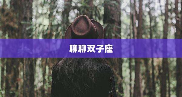 聊聊双子座