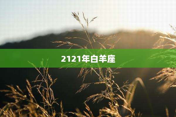 2121年白羊座