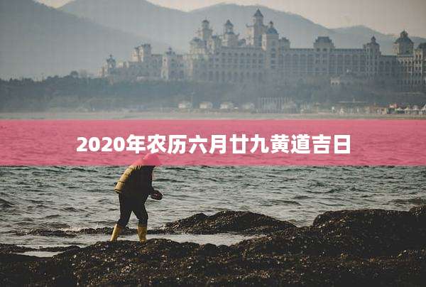 2020年农历六月廿九黄道吉日