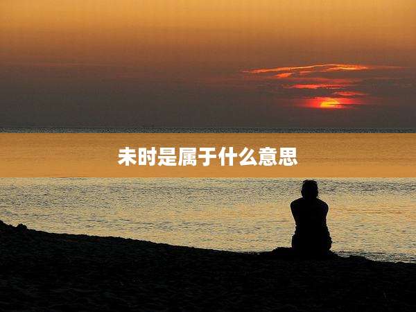 未时是属于什么意思