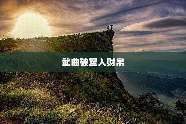 武曲破军入财帛