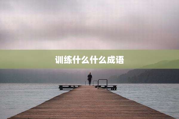 训练什么什么成语