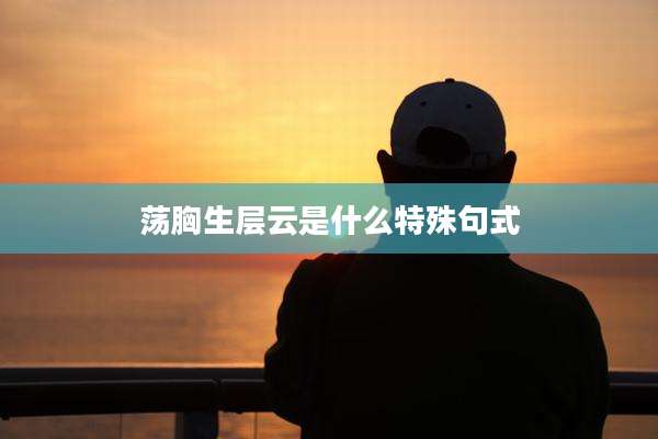 荡胸生层云是什么特殊句式