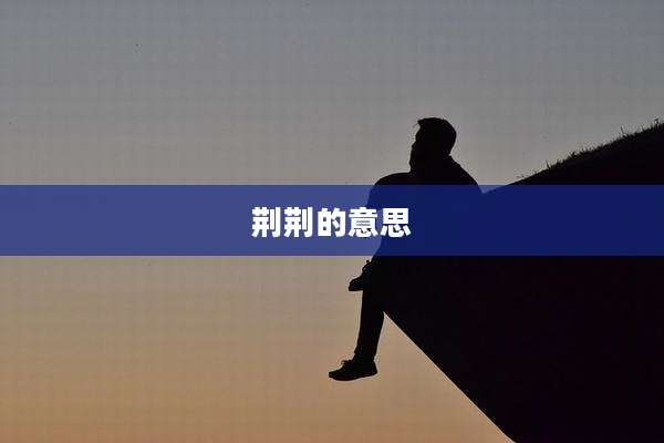 荆荆的意思