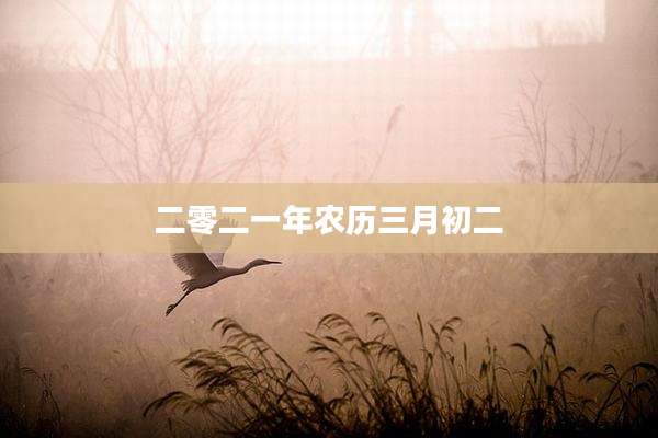 二零二一年农历三月初二