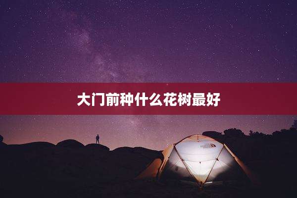 大门前种什么花树最好