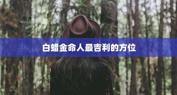 白蜡金命人最吉利的方位