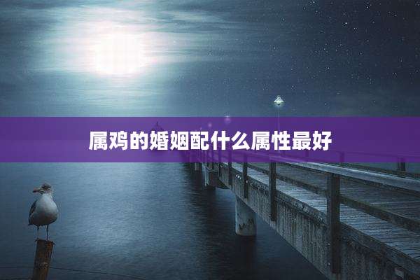 属鸡的婚姻配什么属性最好