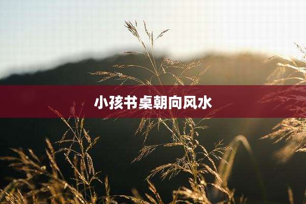 小孩书桌朝向风水