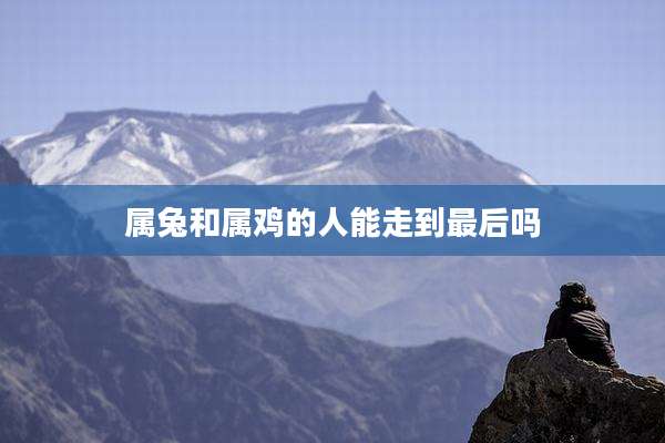 属兔和属鸡的人能走到最后吗