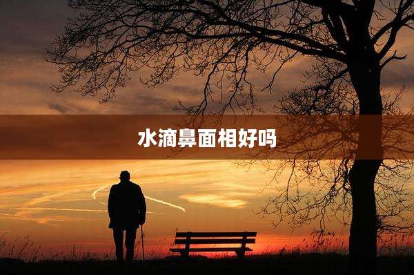 水滴鼻面相好吗