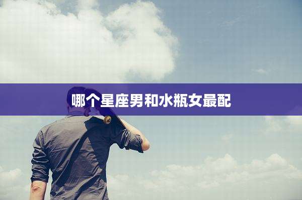 哪个星座男和水瓶女最配