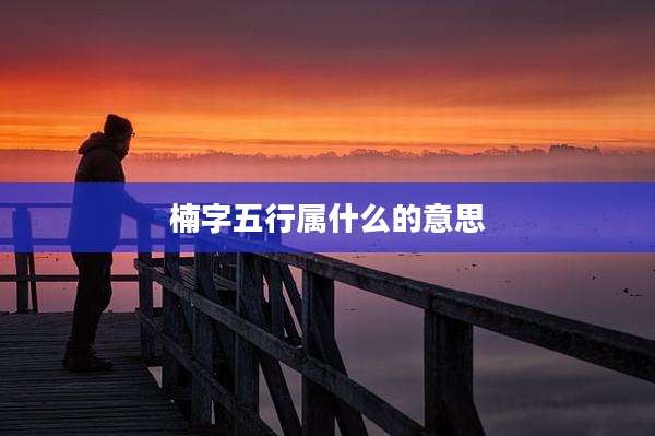 楠字五行属什么的意思