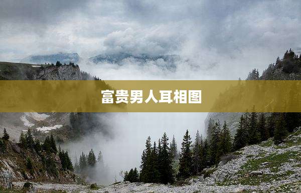富贵男人耳相图