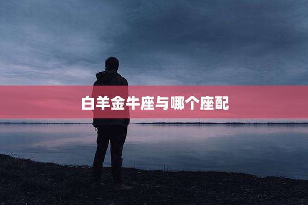 白羊金牛座与哪个座配
