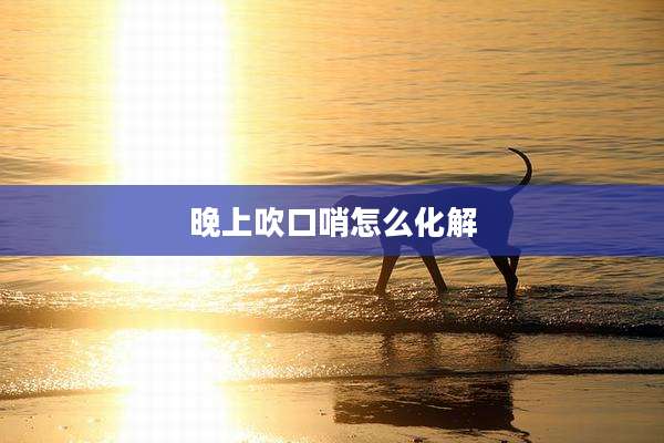 晚上吹口哨怎么化解