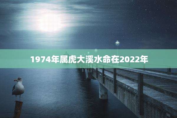 1974年属虎大溪水命在2022年