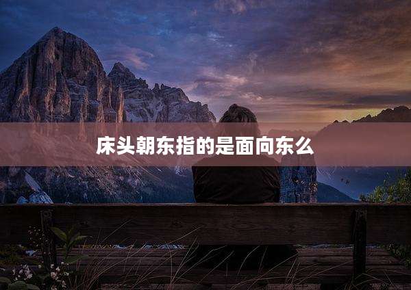 床头朝东指的是面向东么