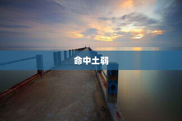命中土弱