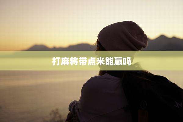 打麻将带点米能赢吗