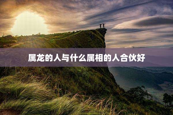 属龙的人与什么属相的人合伙好