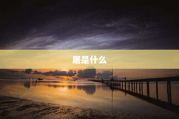 屠是什么