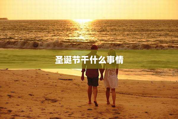 圣诞节干什么事情