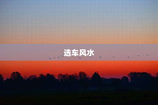 选车风水