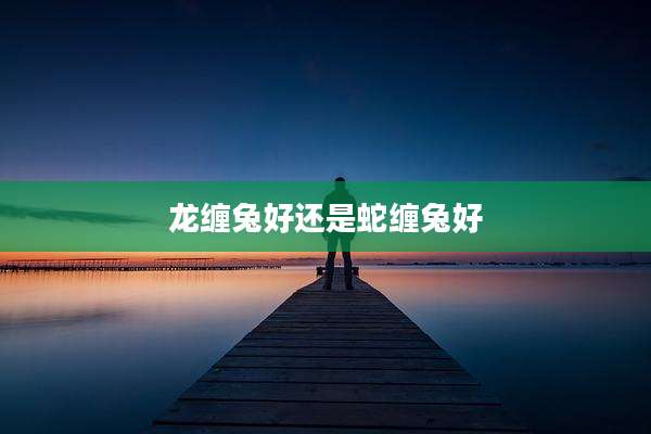 龙缠兔好还是蛇缠兔好