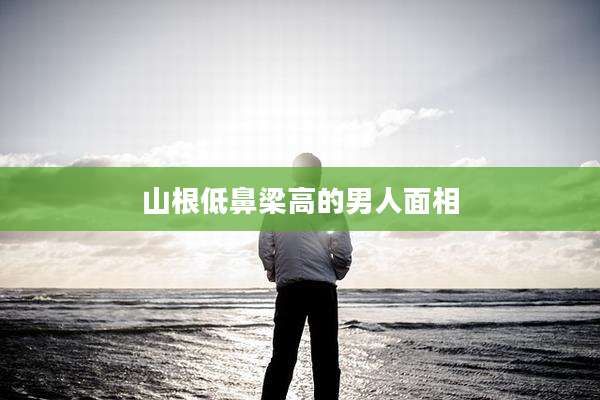 山根低鼻梁高的男人面相